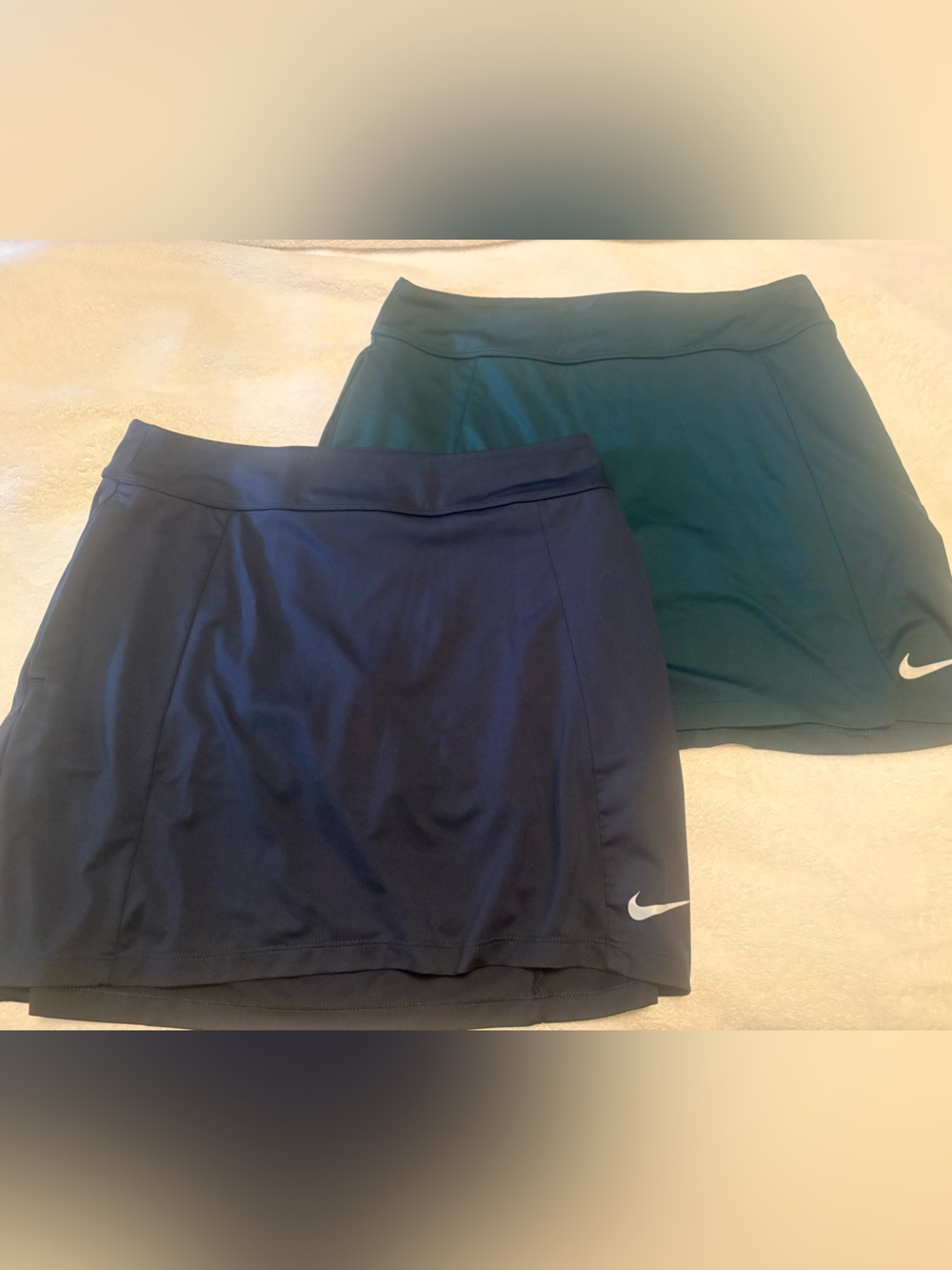 Nike Women’s Athletic Skorts in Navy and Teal